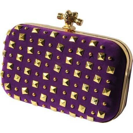 Evening Purse Purple Knot