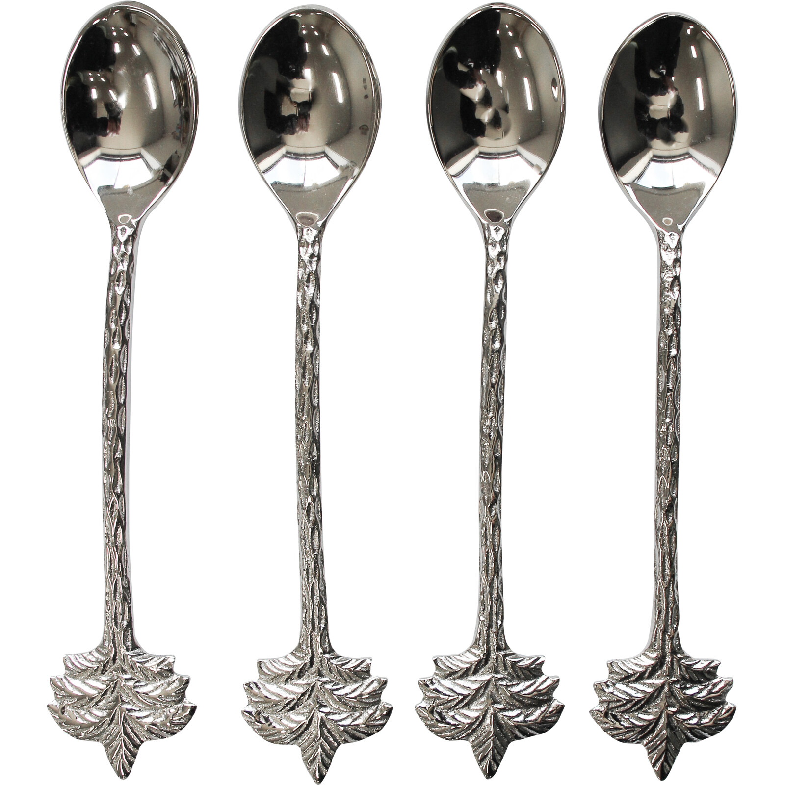 Palm Tree Spoons Silver S/4