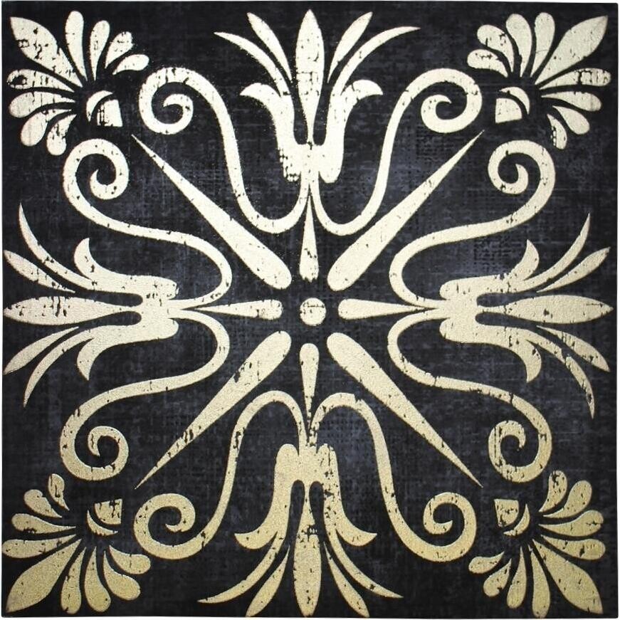 Canvas Gold foil Motif 3