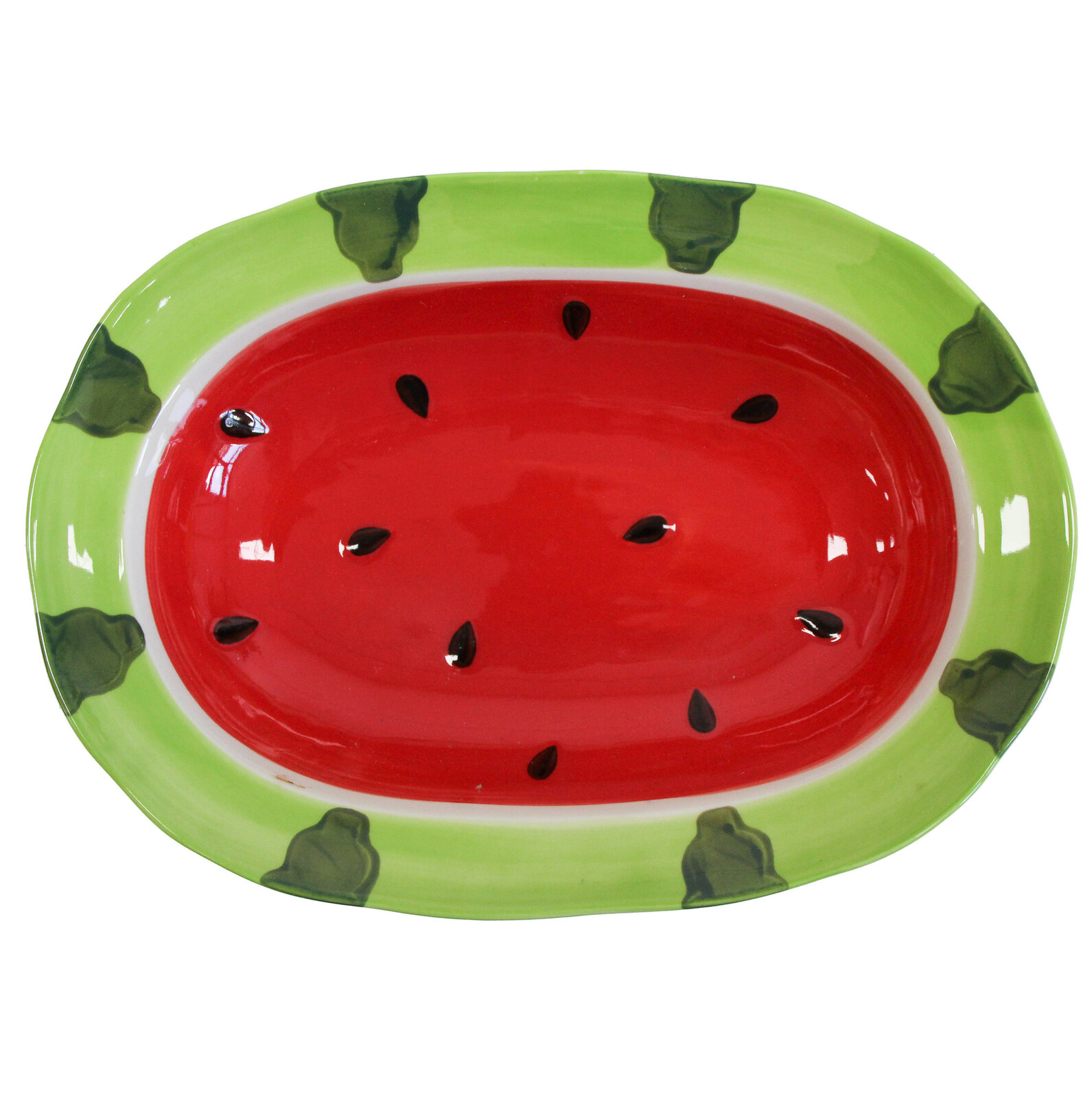 Plate Watermelon Lrg