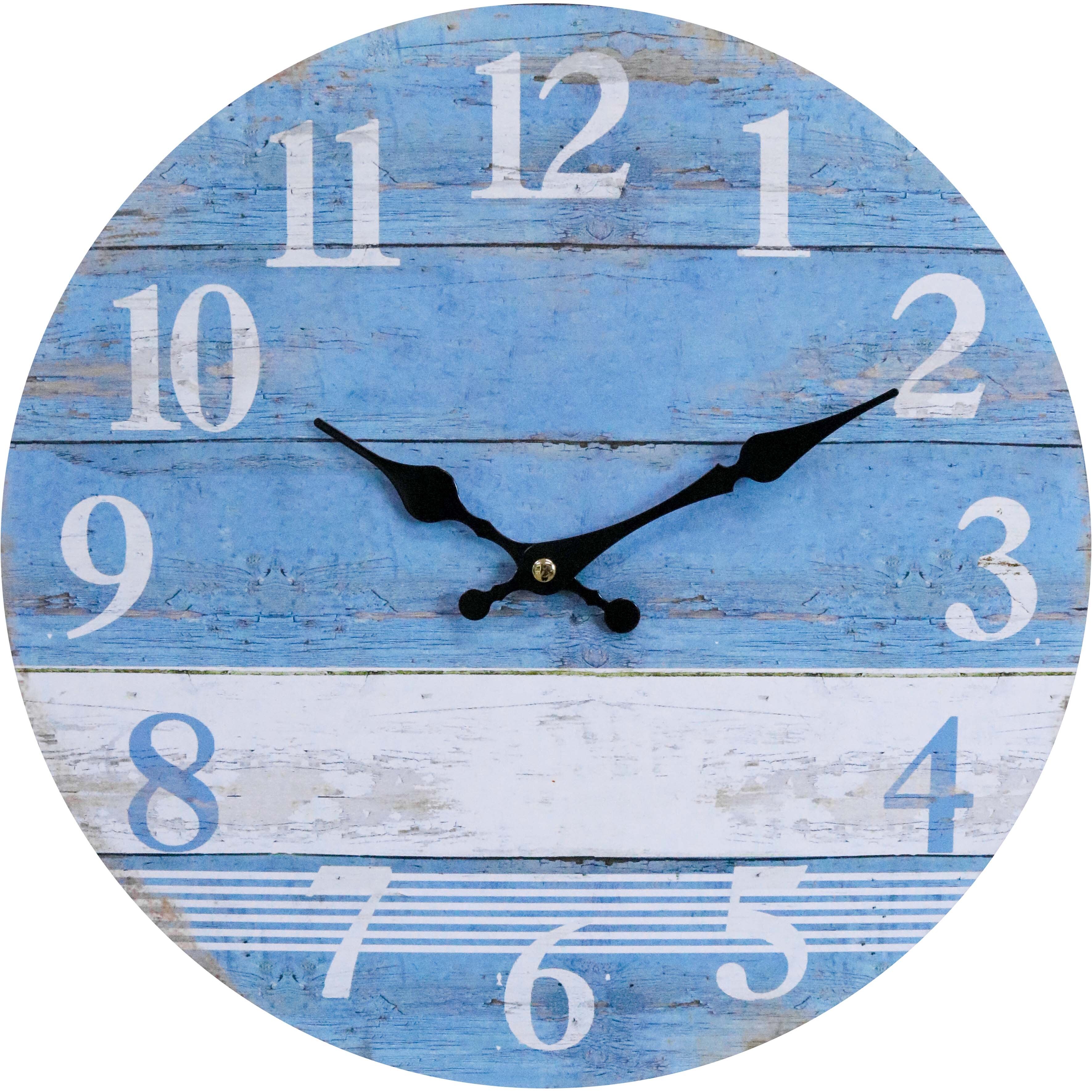 Clock Beach House 34cm