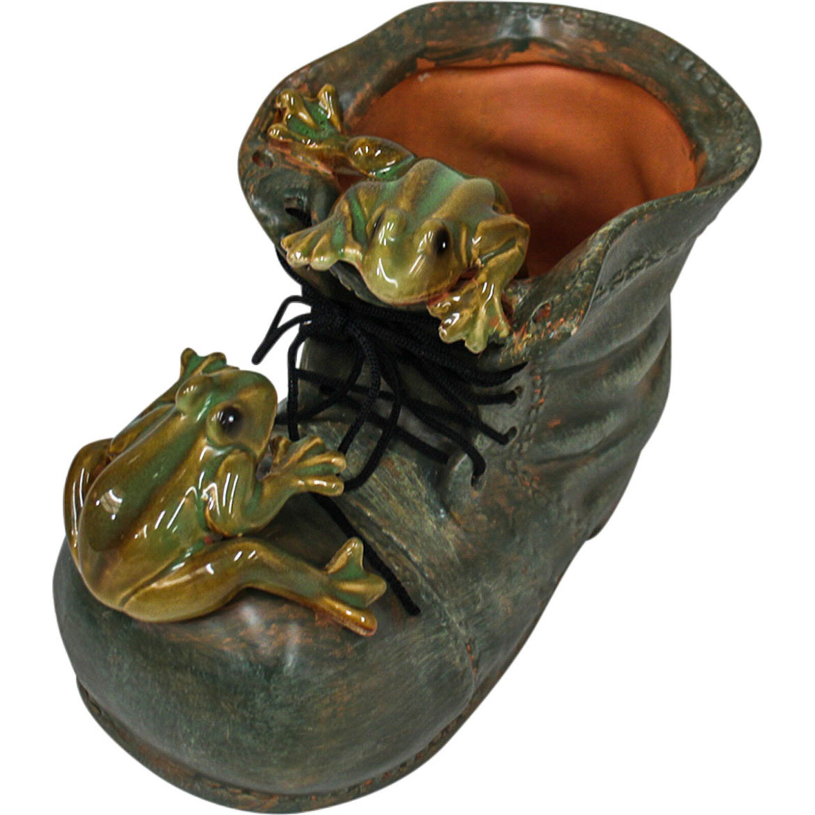 Planter Shoe w/ Frogs