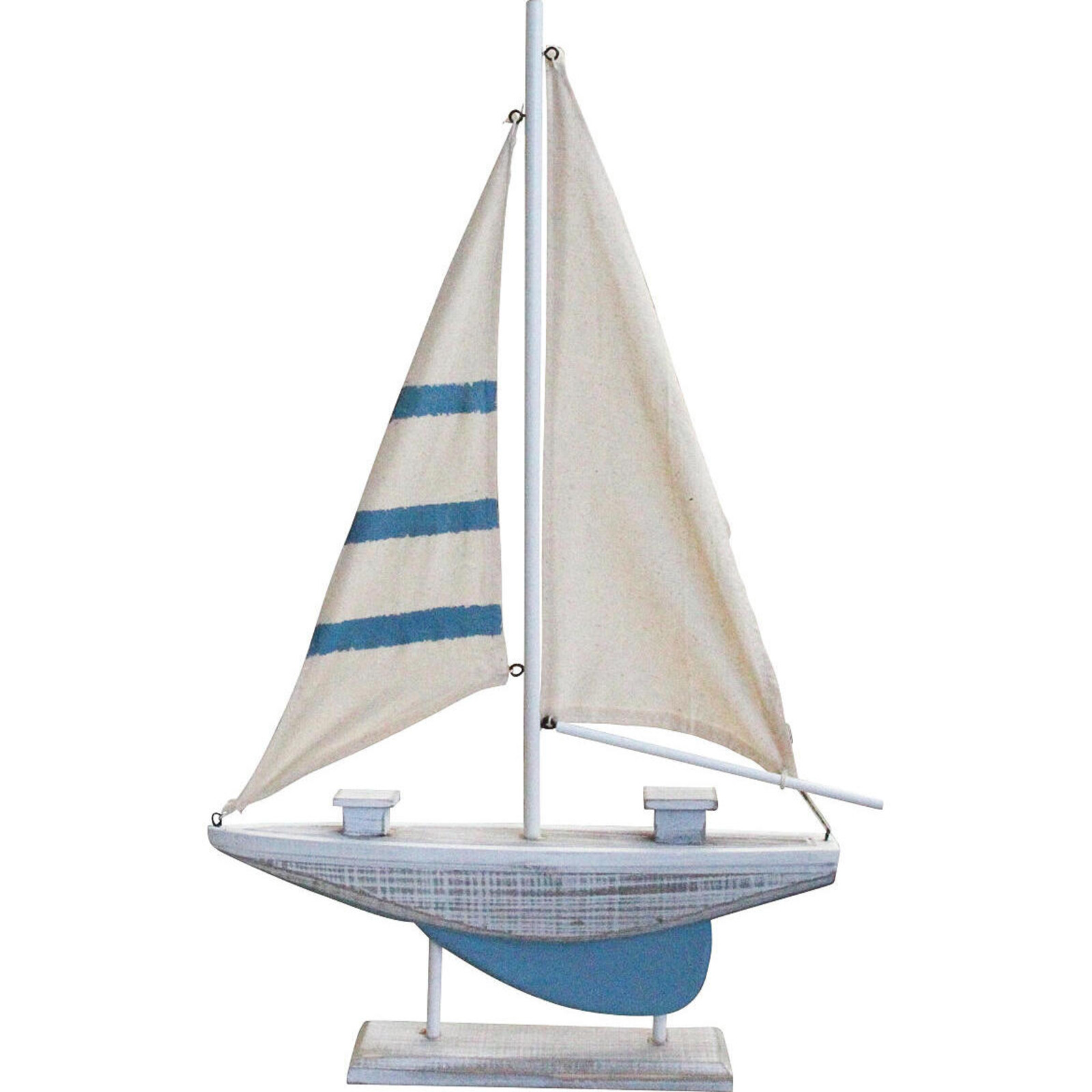 Sailing Boat Blue Stripe Lrg