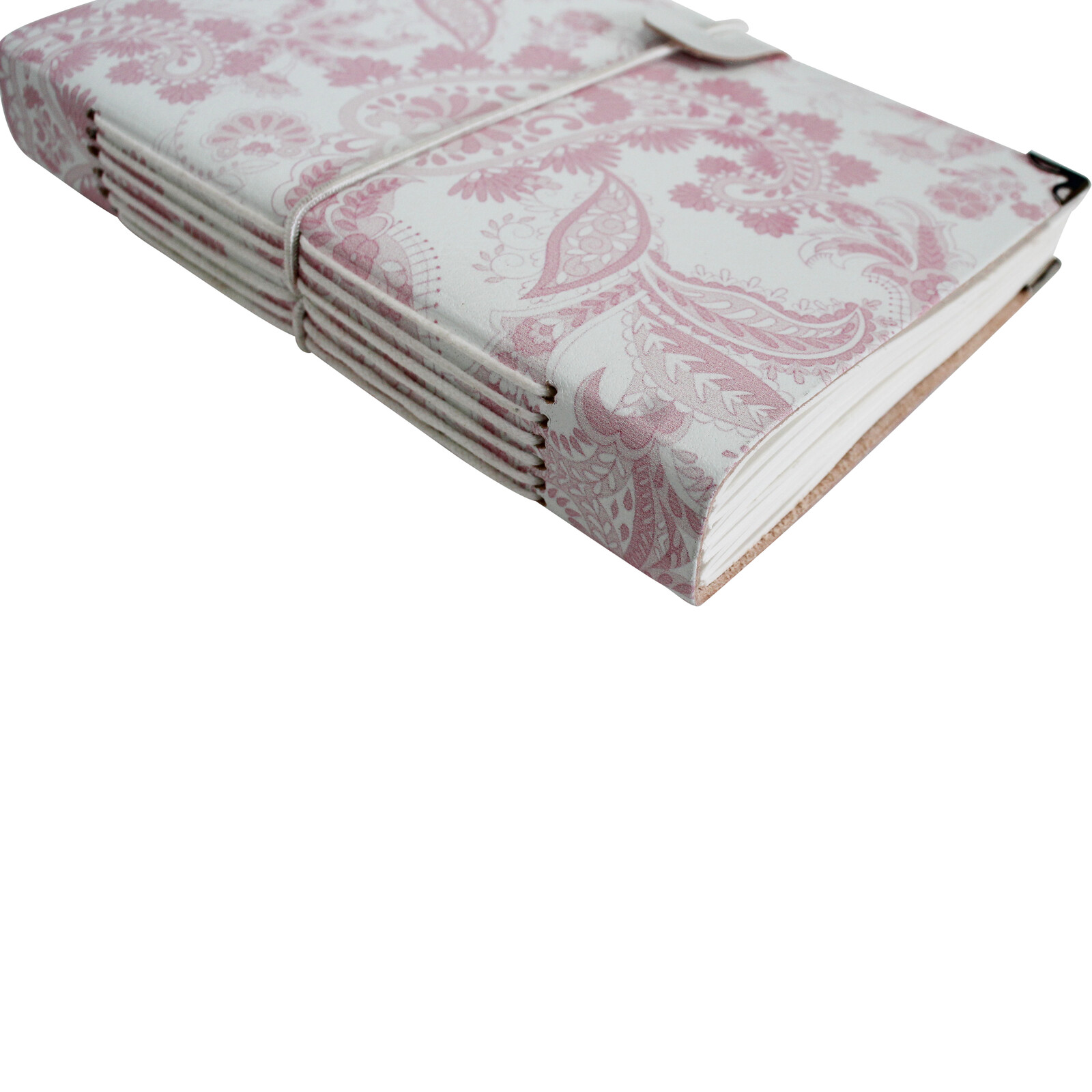 Leather N/Book Pink Paisley