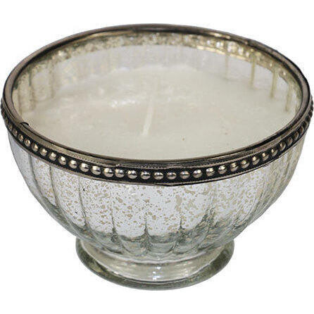 Candle Ribb Bowl Silver