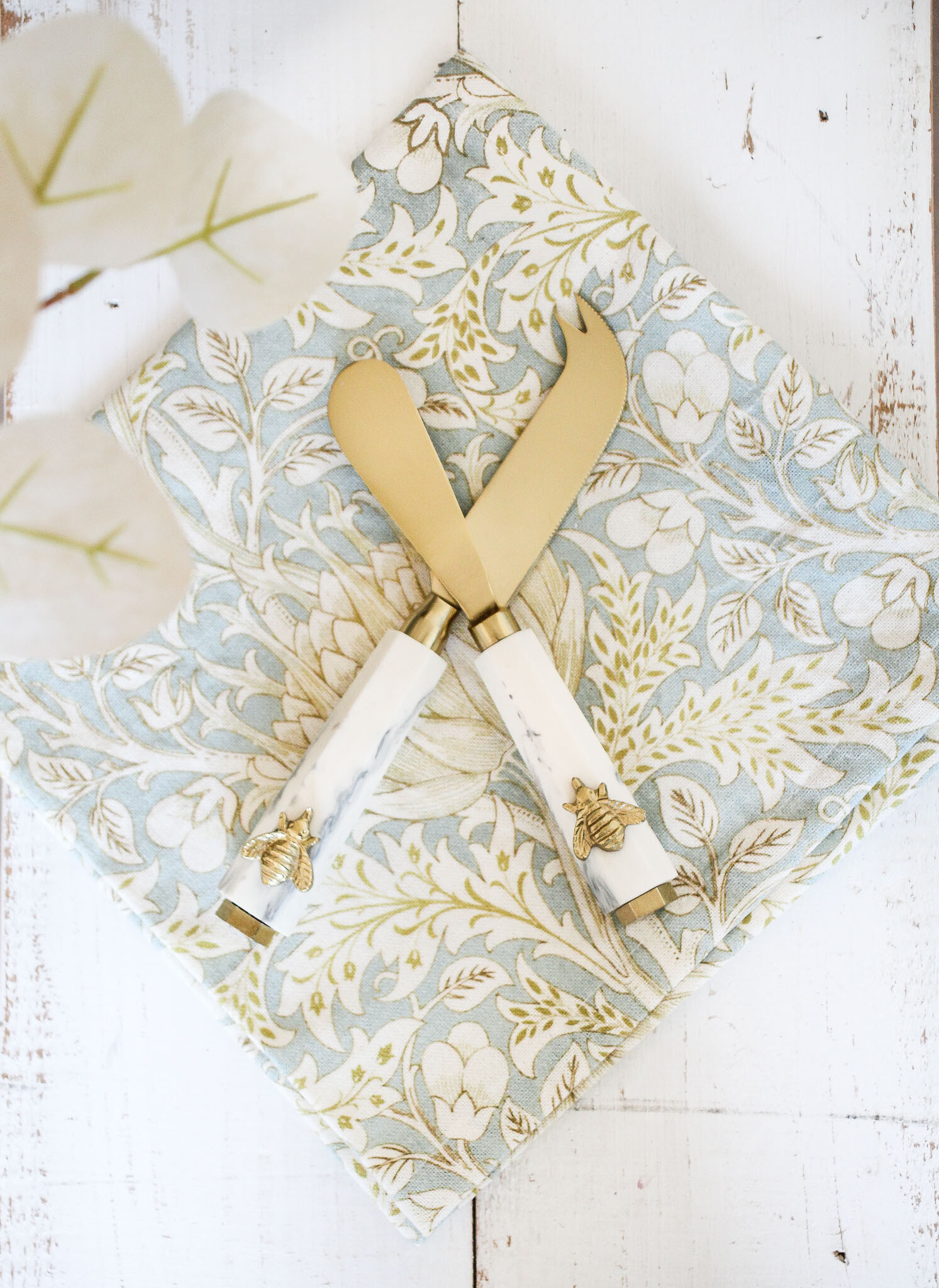 Cotton Napkin Artichoke Blue - Piece