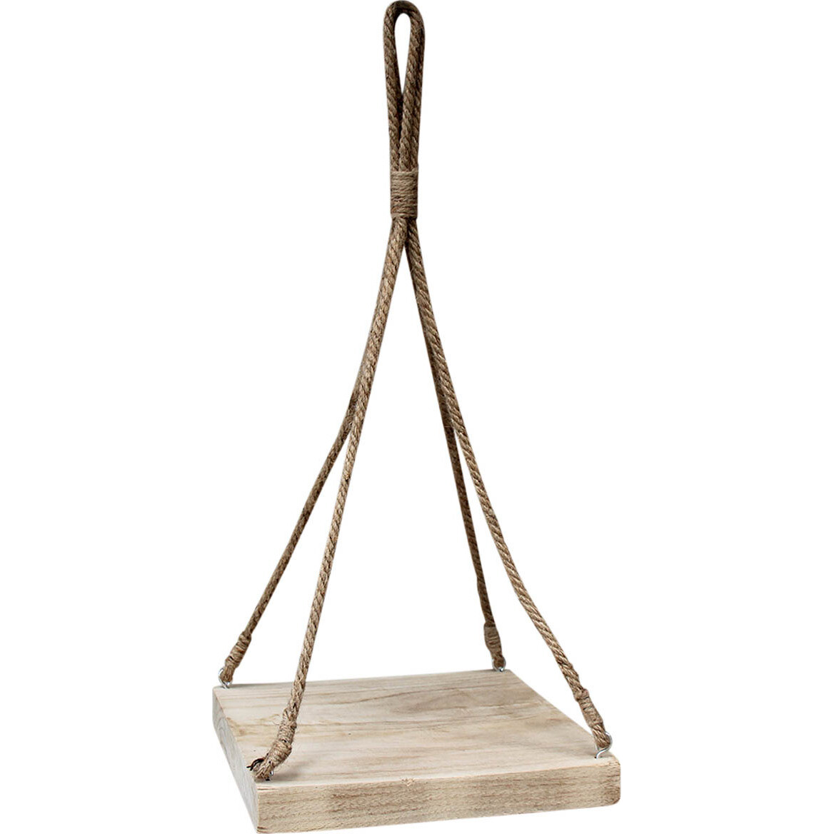 Wood Hanging Platform Square