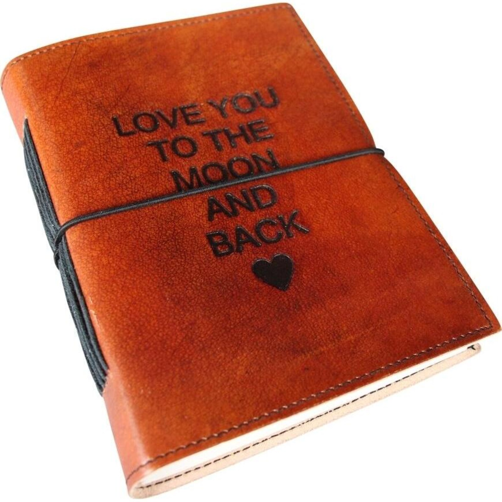 Leather Notebook Moon