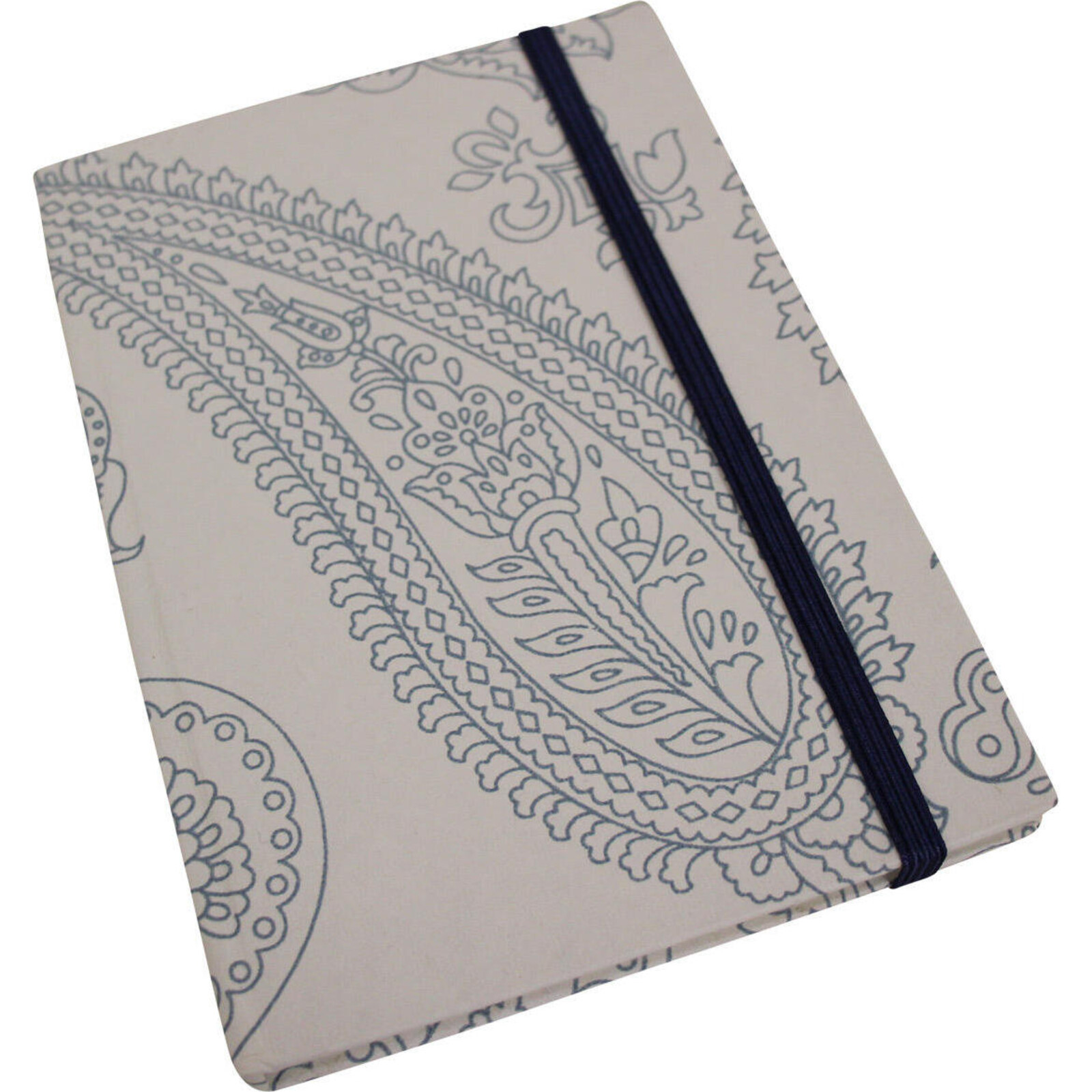 Notebook White Paisley