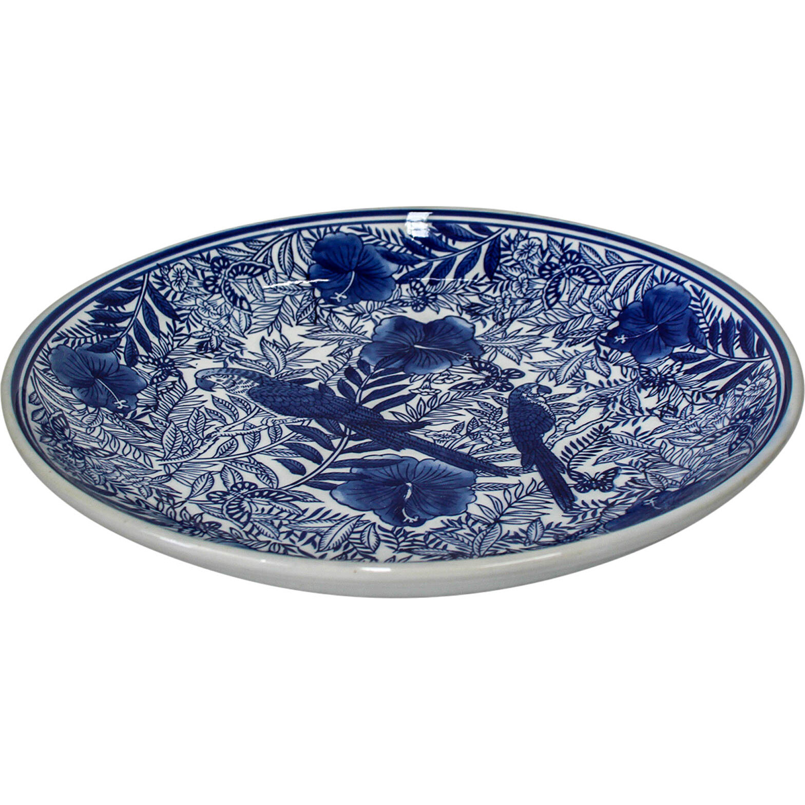 # Platter Blue Parrot