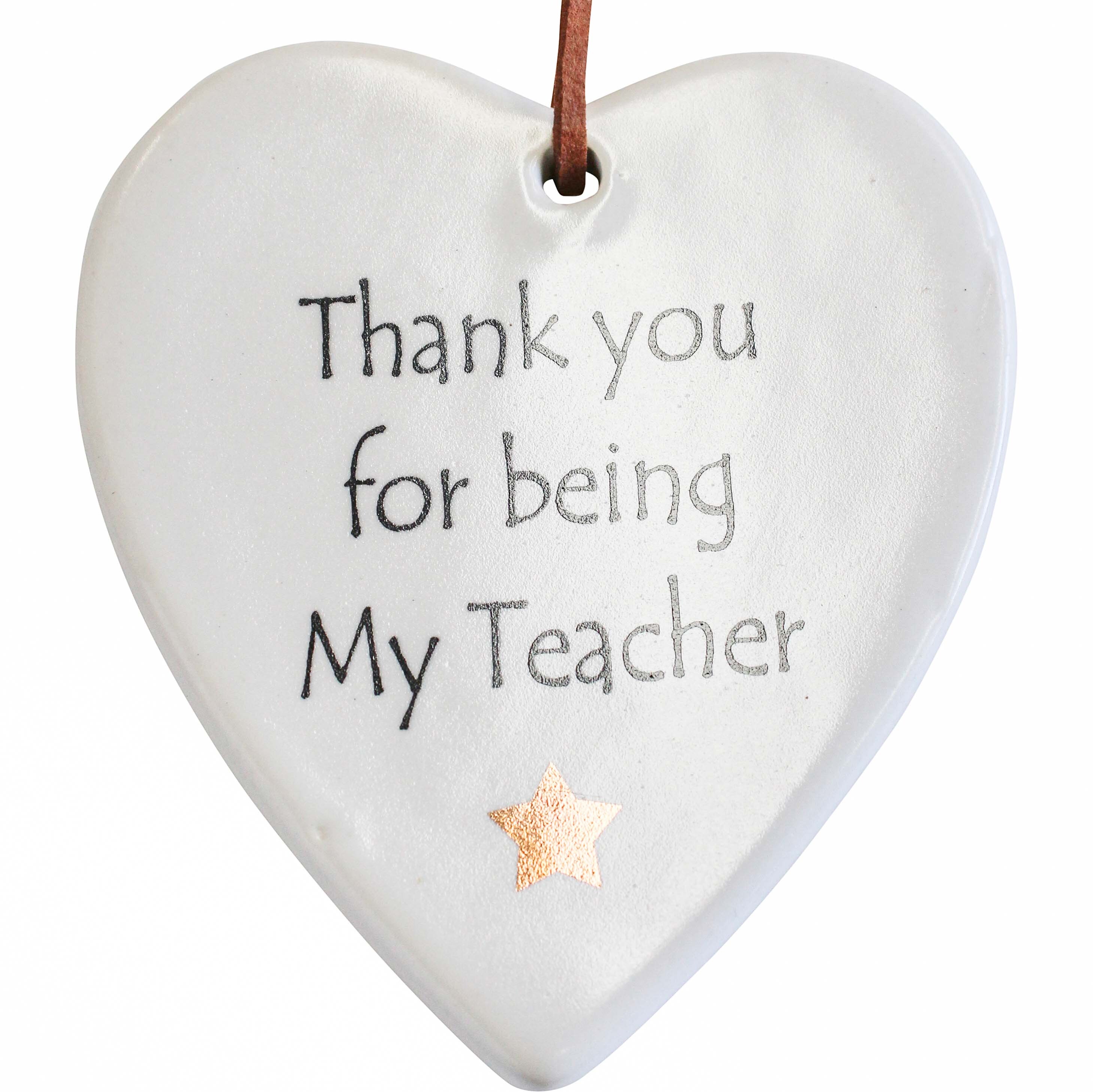 Hanging Heart Teacher