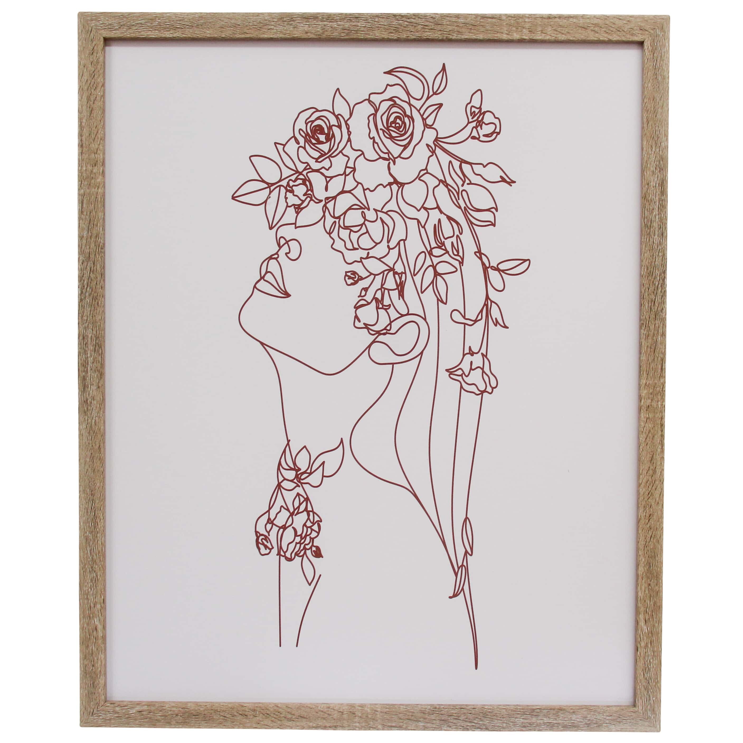 Framed Print Rose