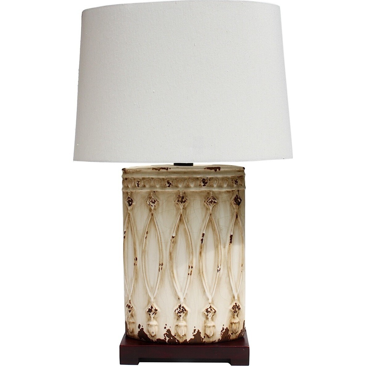 Table Lamp - Crackle Motif