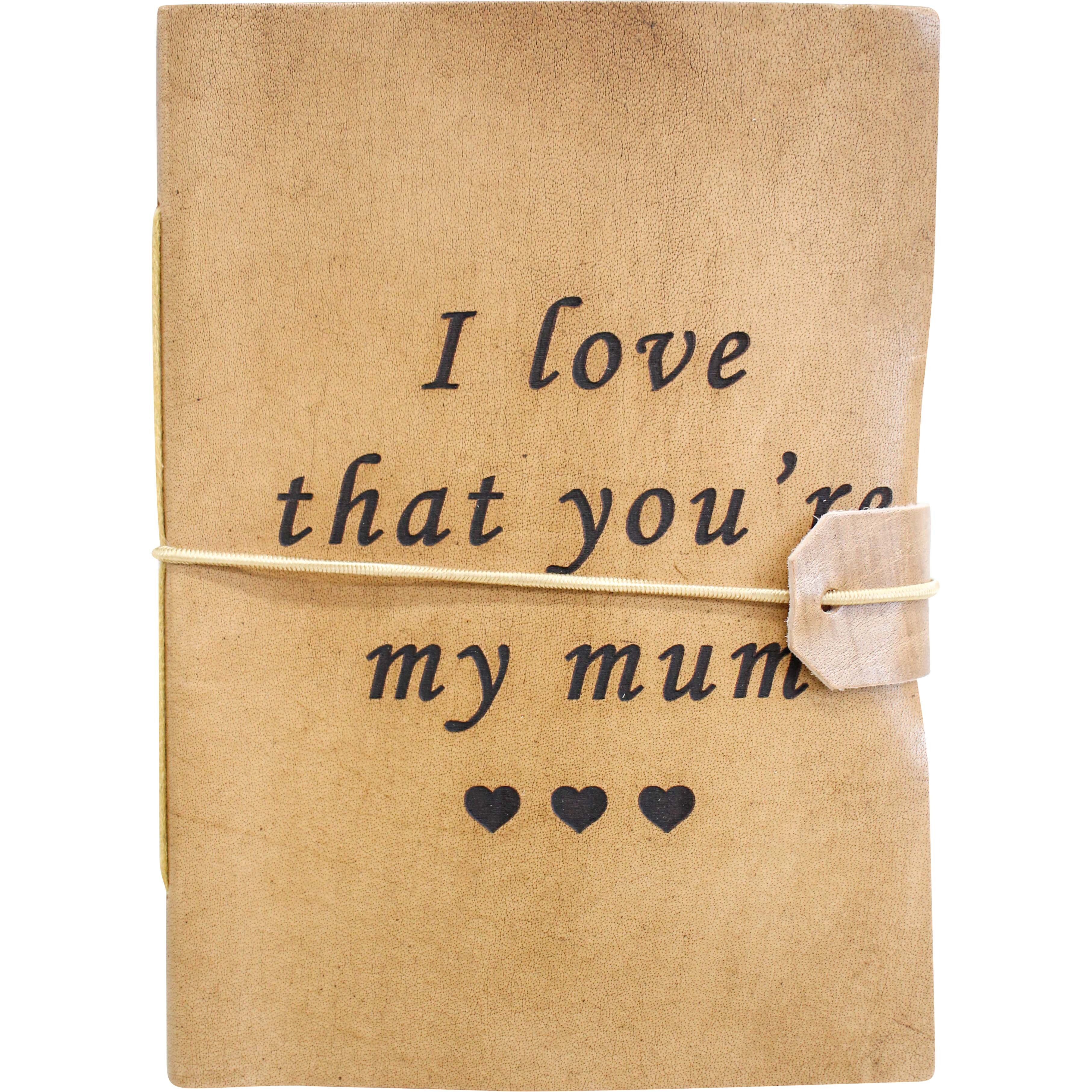 Leather N/Book Love Mum