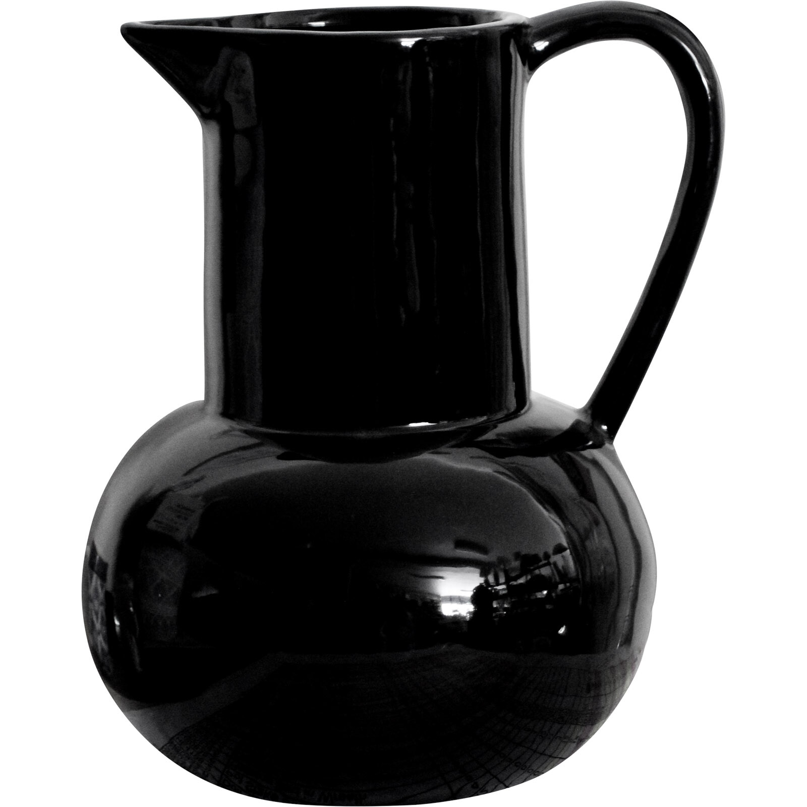 Jug Abstract Black