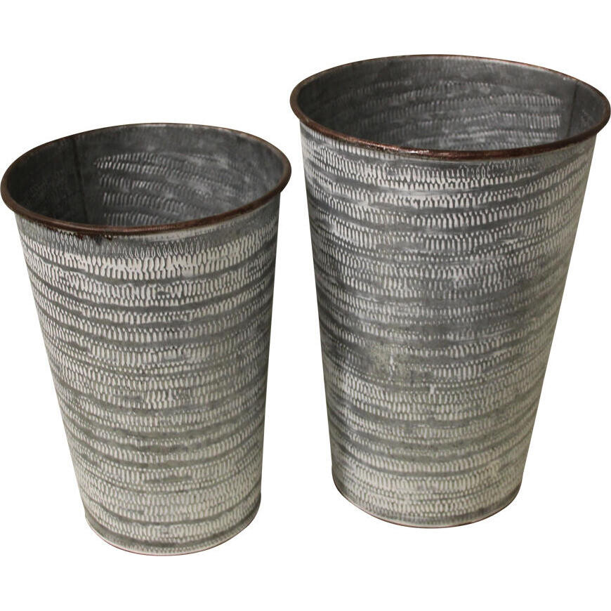 S/2 Metal Tubs Dash