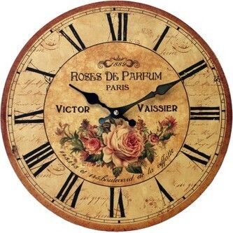 Wood Clock - Rose de Parfum