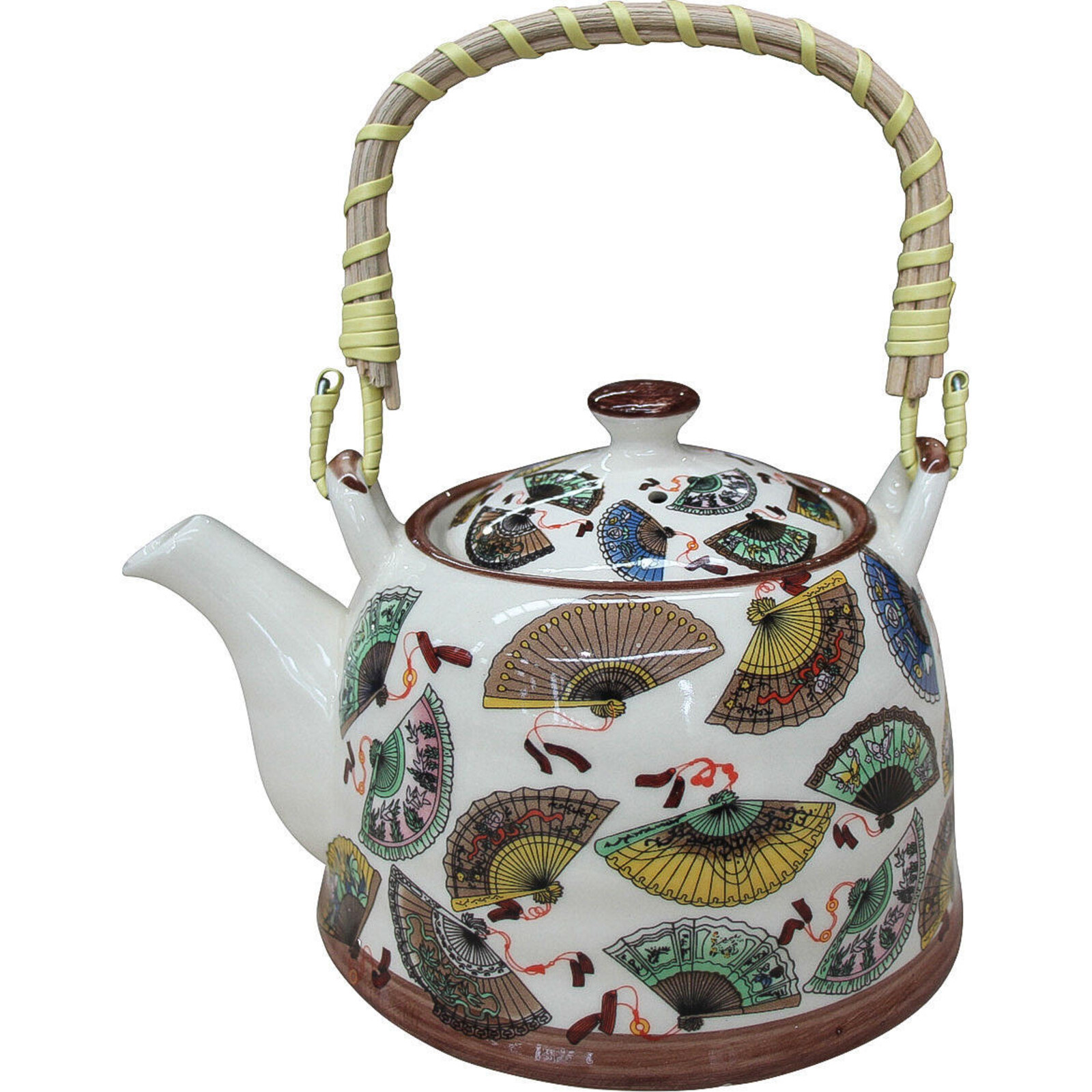 Teapot Oriental Fans