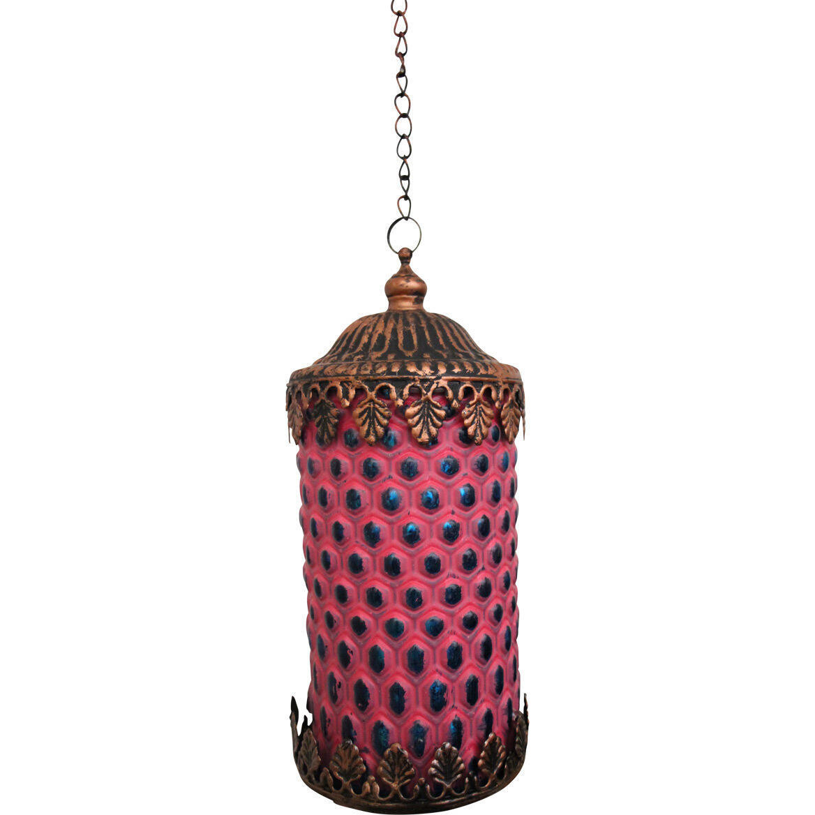 Lantern LED Dots Pink