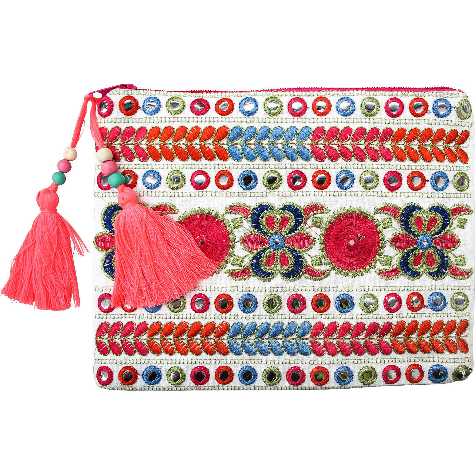 Purse Embroided Folk