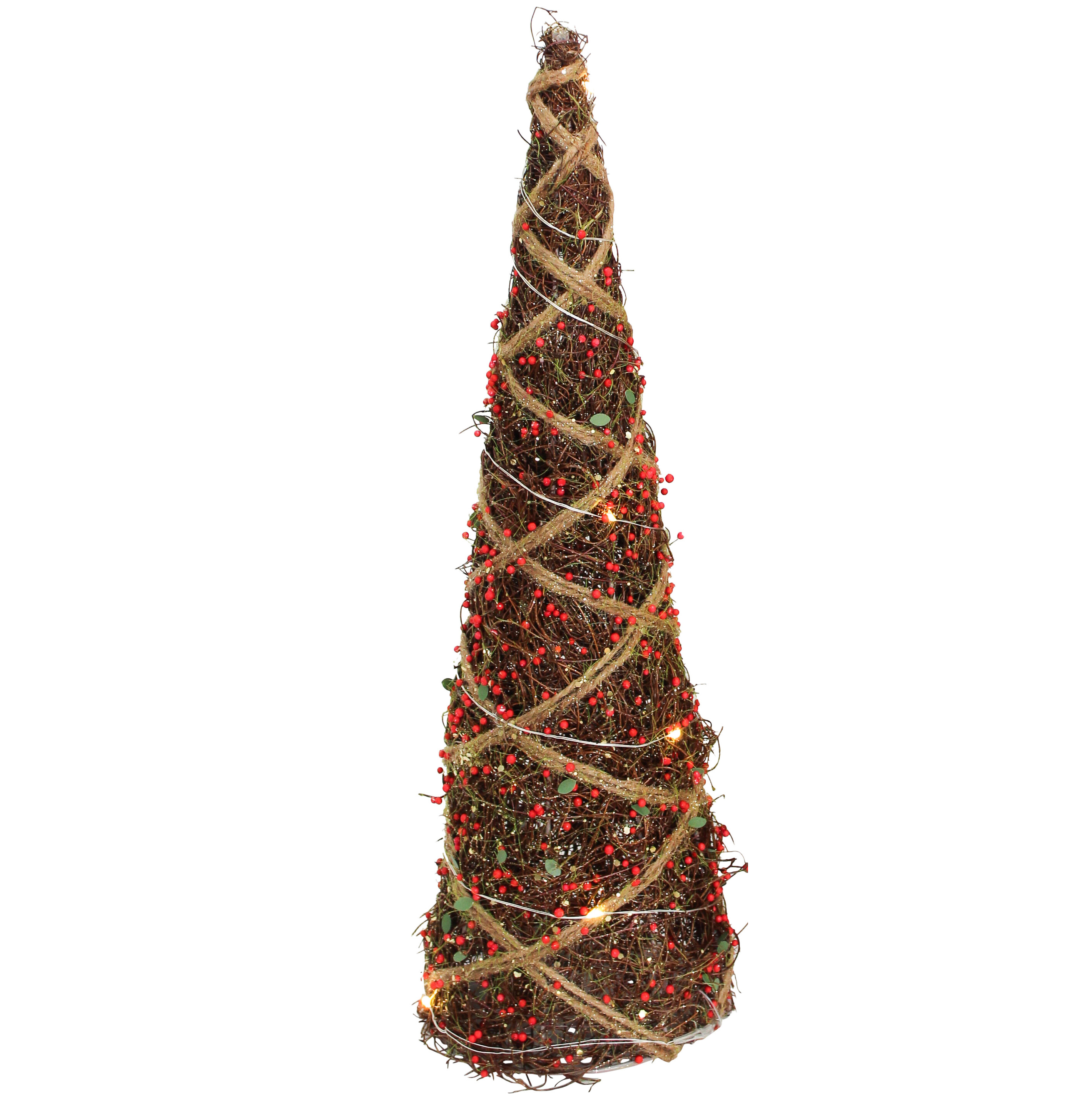 Xmas Tree ConeBerries Wrap Sml