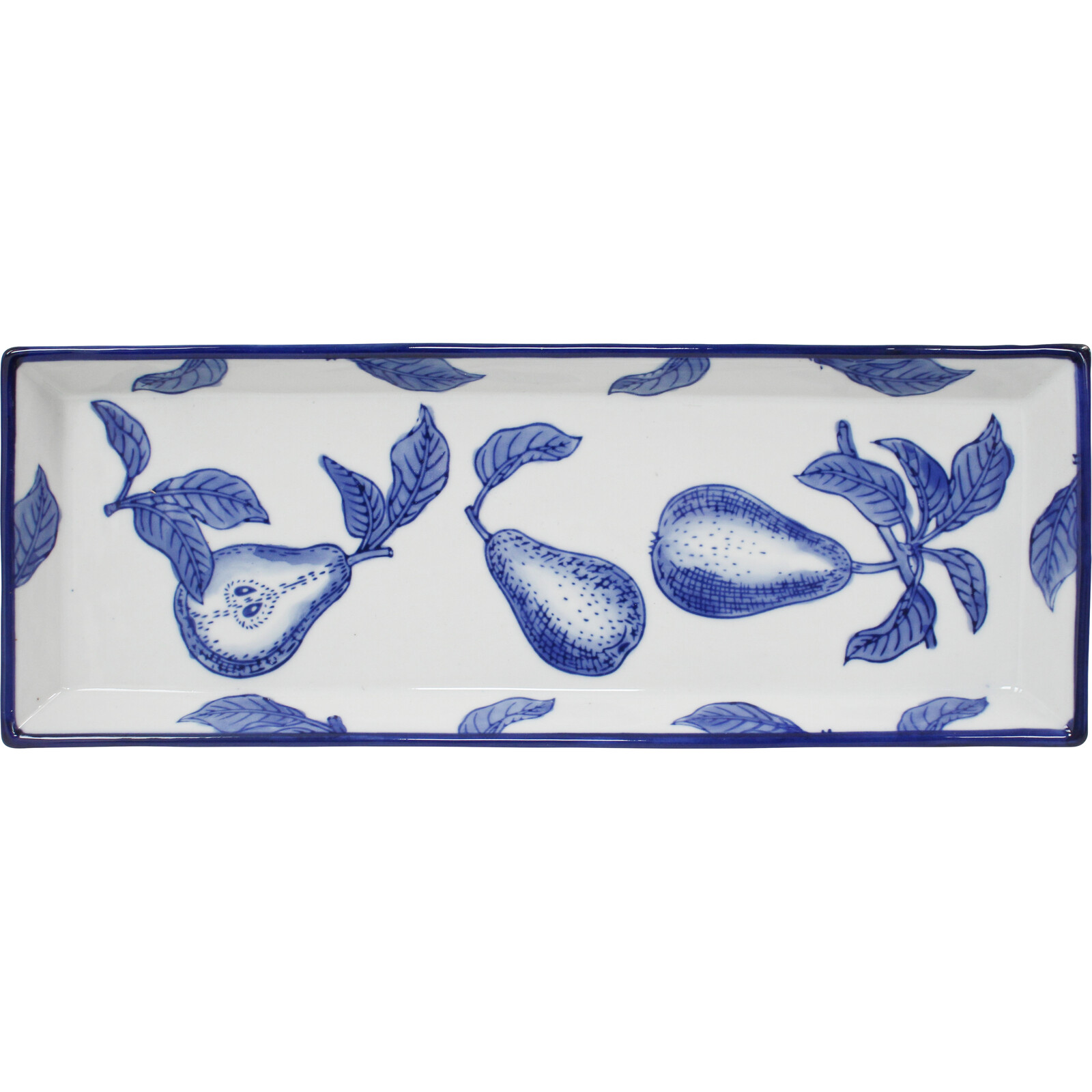 Rectangle Plate French Pear