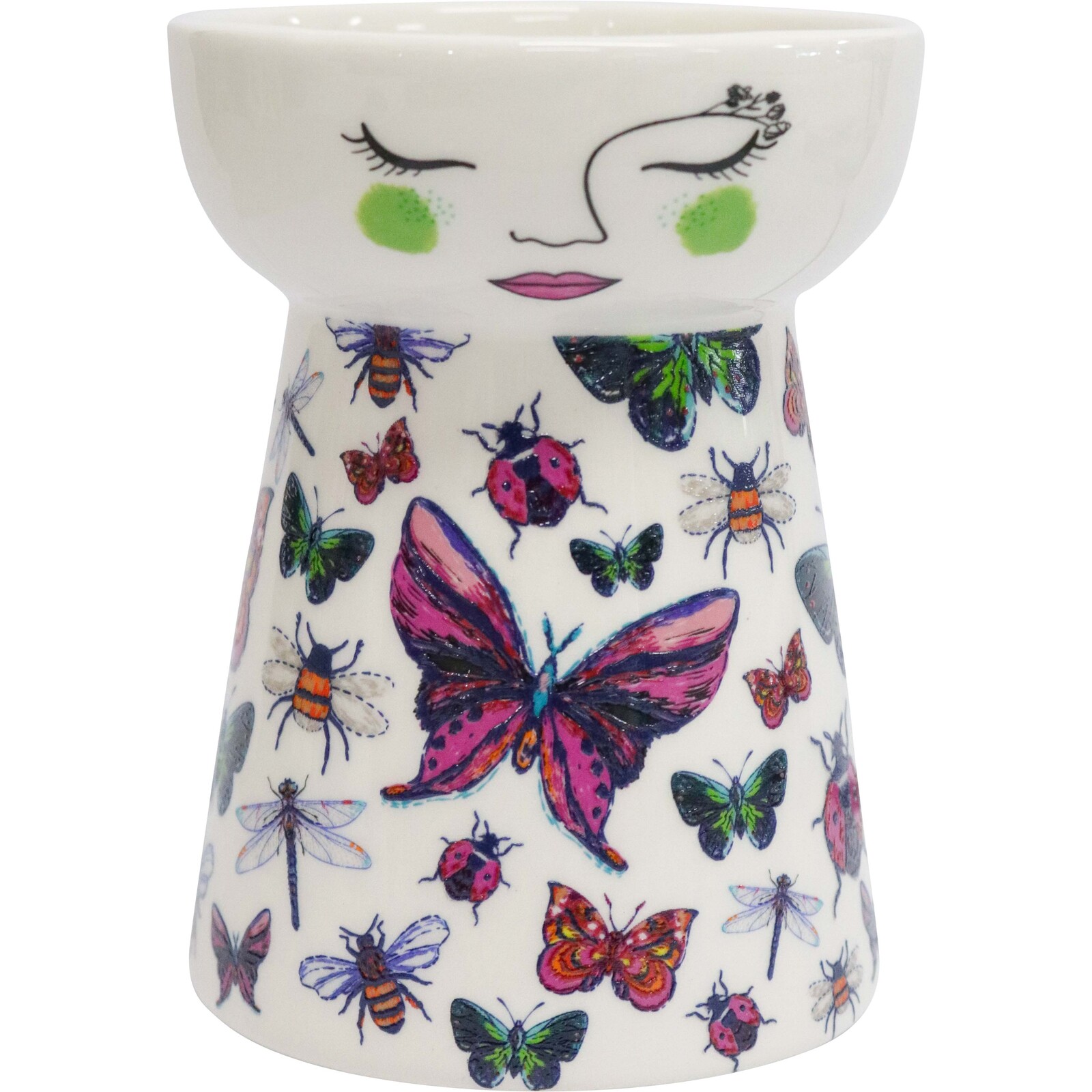 Petite Doll Vase Butterfly