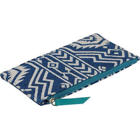 Purse Blue Aztec