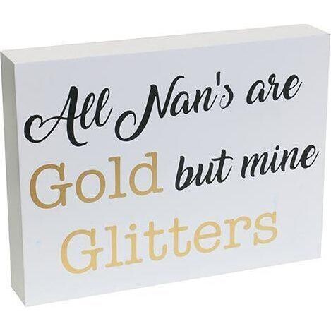 Standing Sign Nanas Glitter