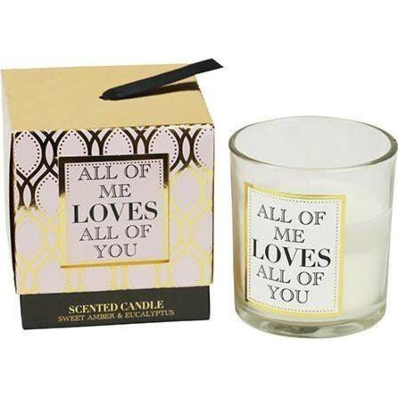 Boxed Candle Gold Loves