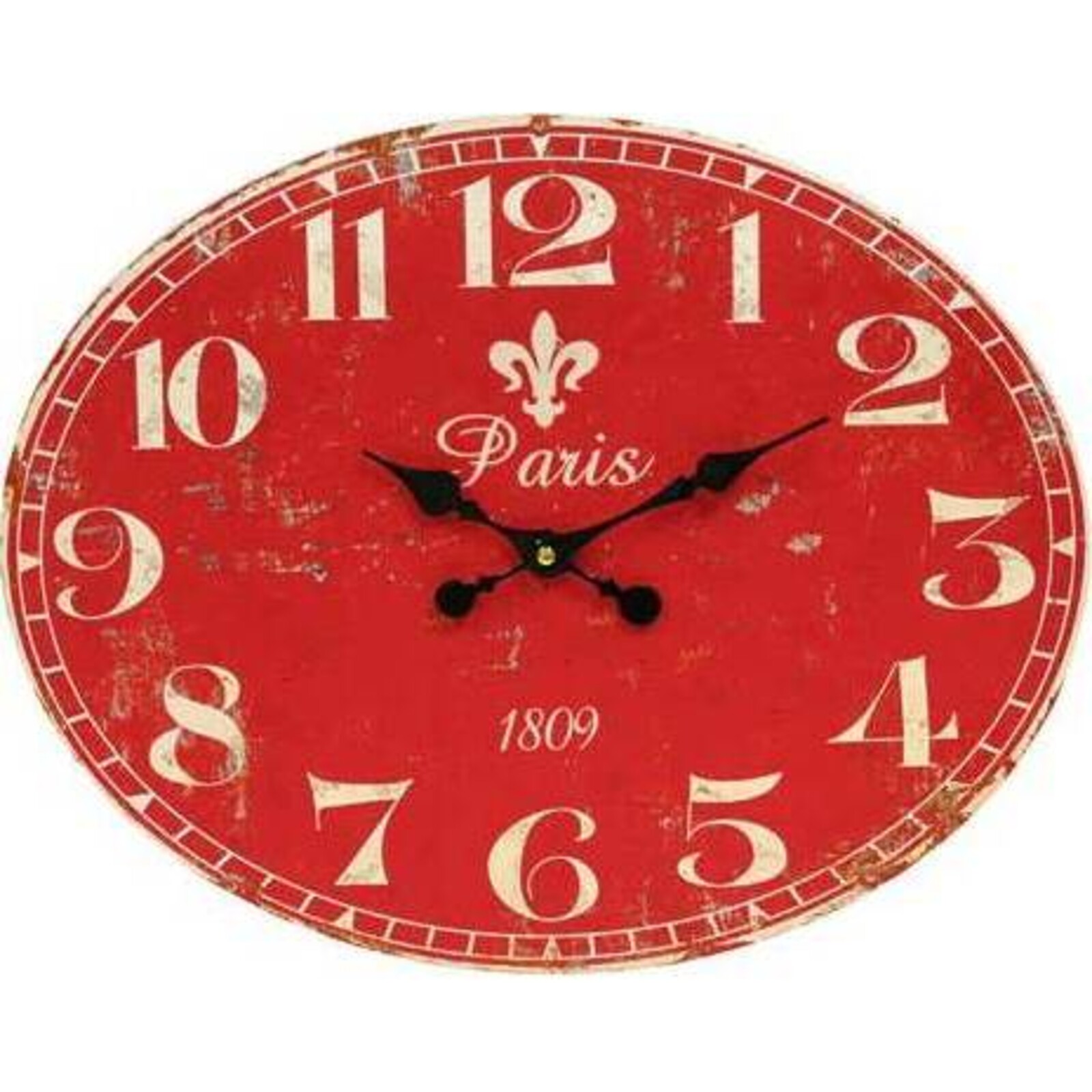 Clock - Red Paris
