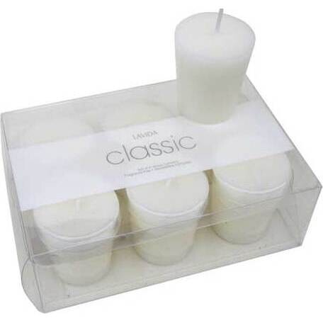 LaVida Classic Candle Votive set 6