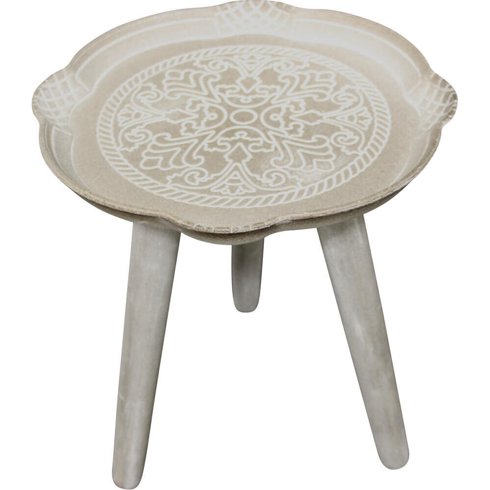 Sidetable Baroque Grey Sm