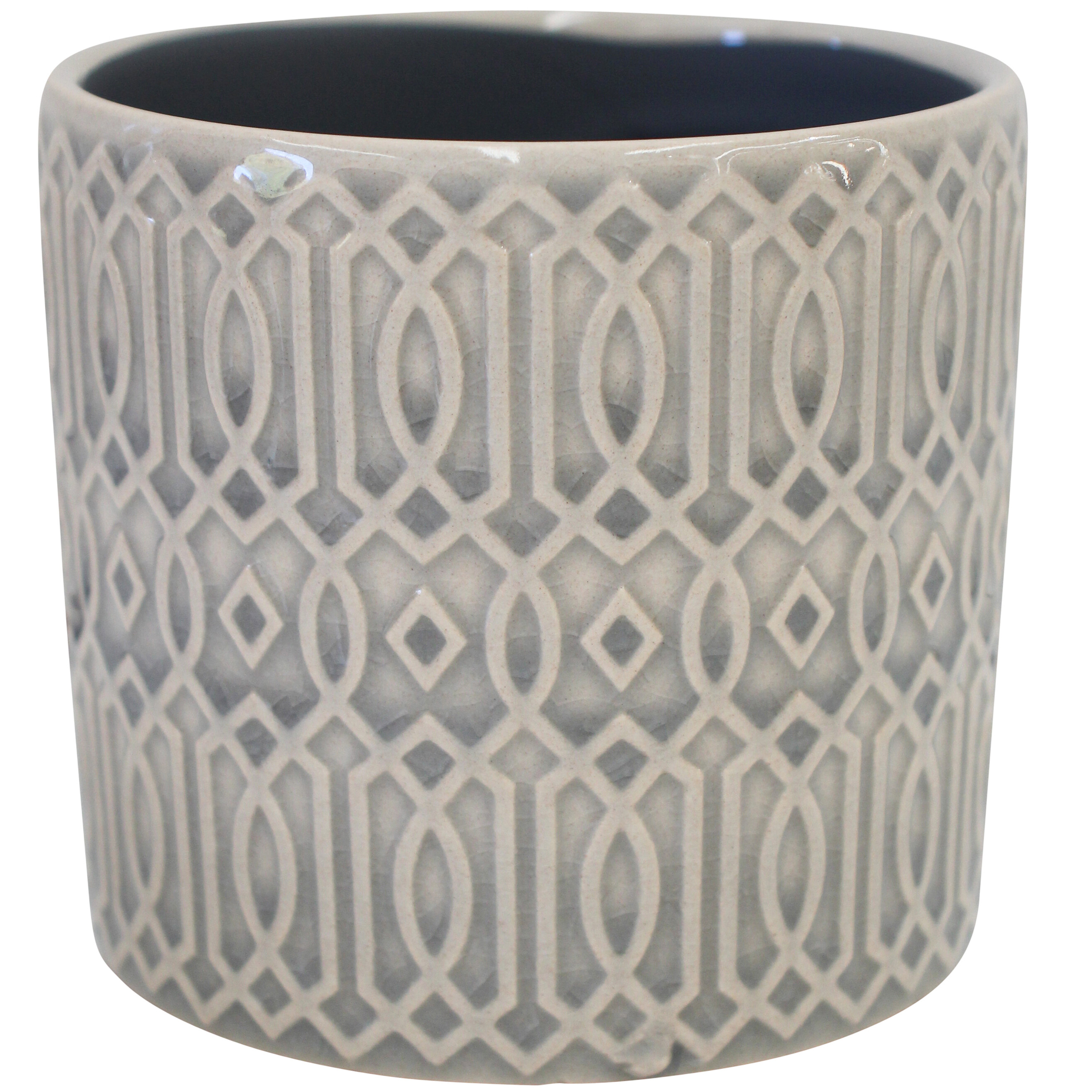 Planter Tribal Grey Sml