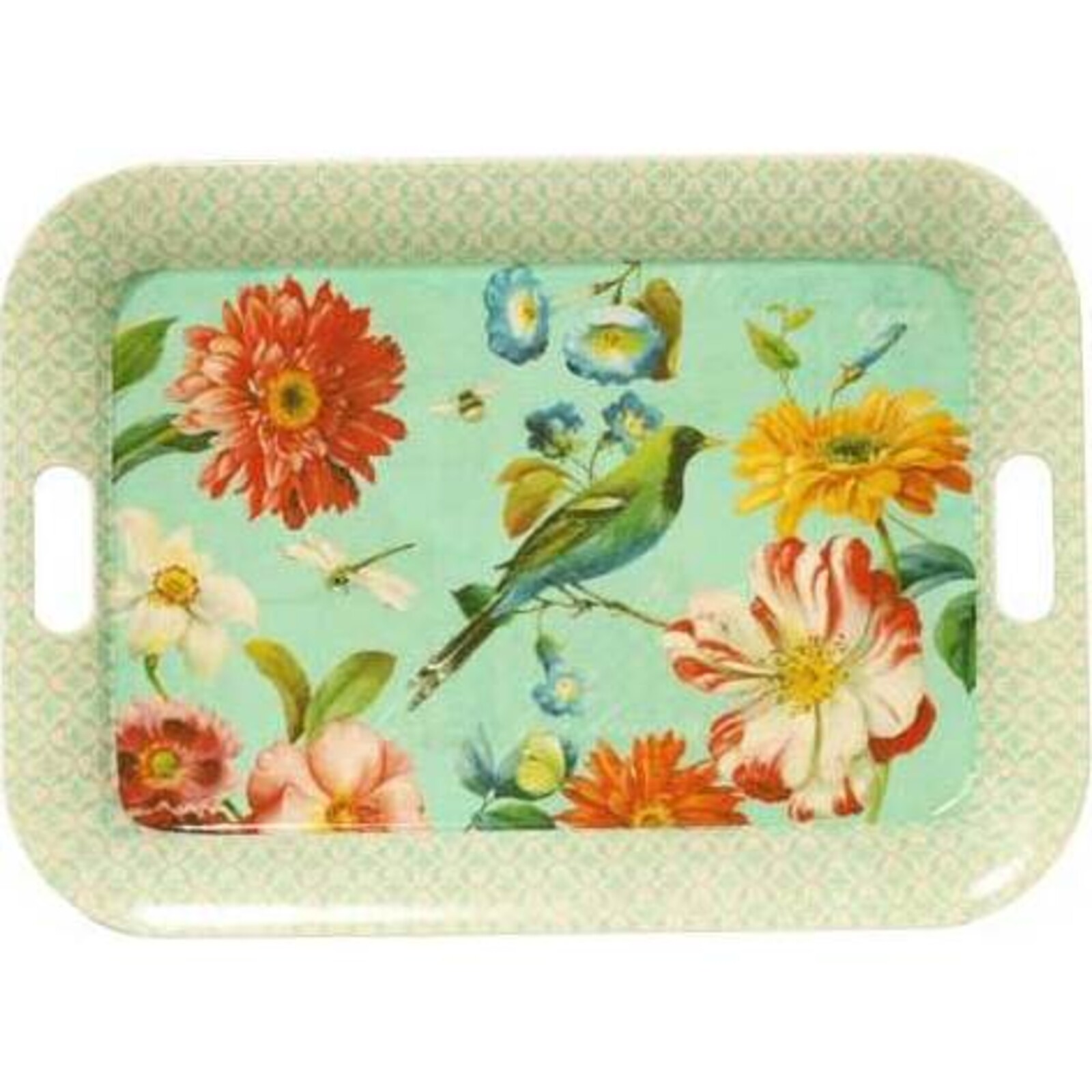 Tray Flowers Bright
