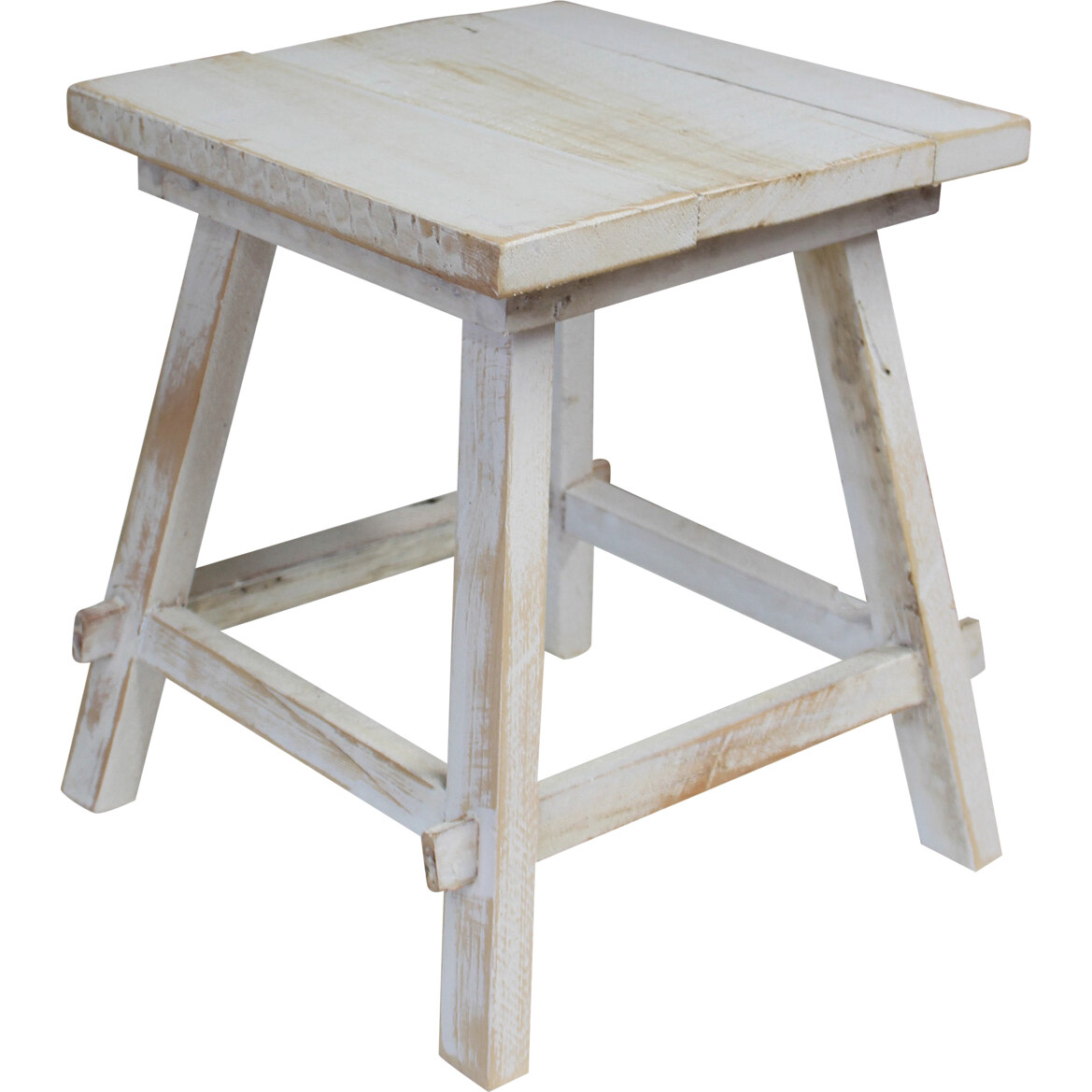 Stool White Wash