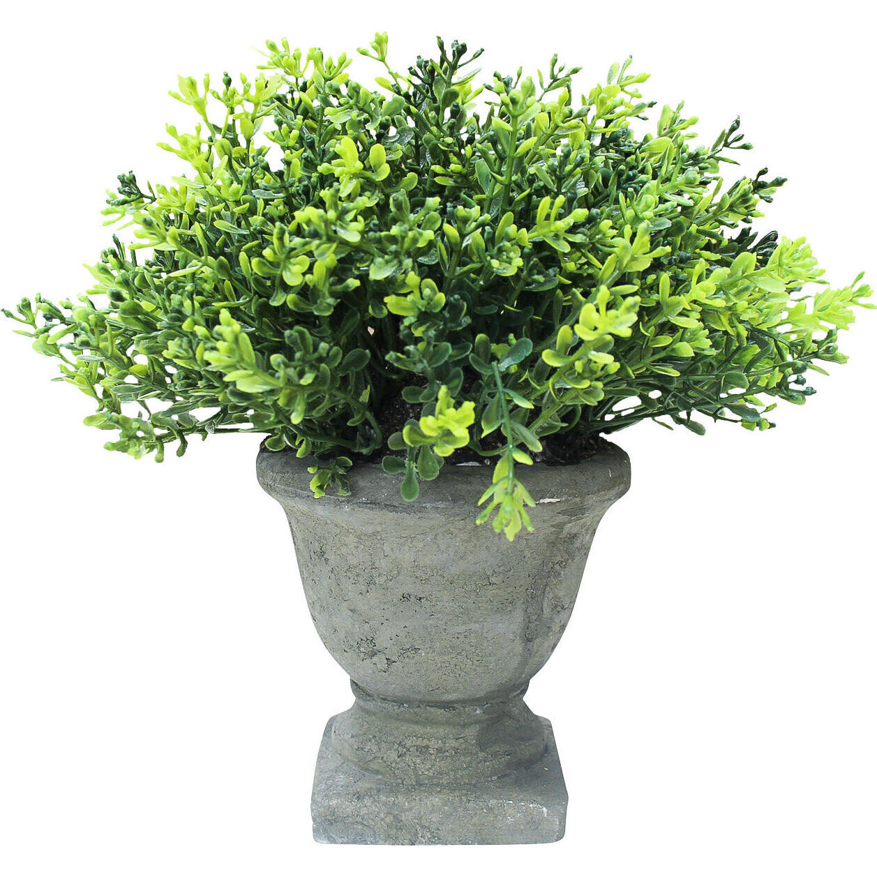 Faux Plant Urn Wide