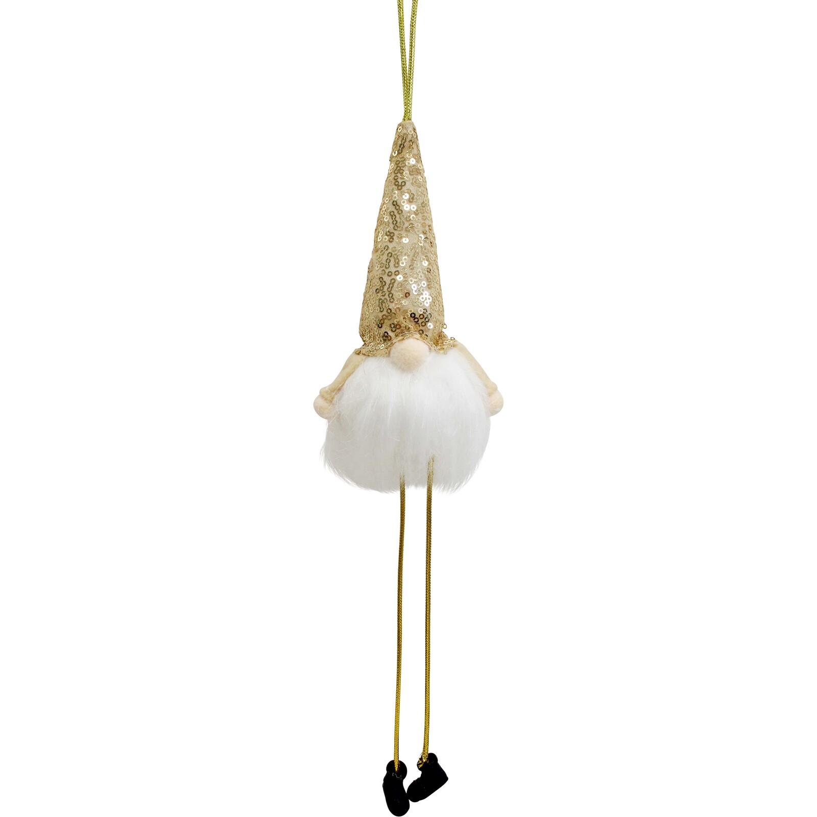 Hanging LED Gnome Champagne