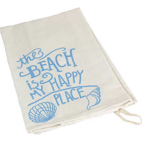 Tea Towel The Beach Happy Place