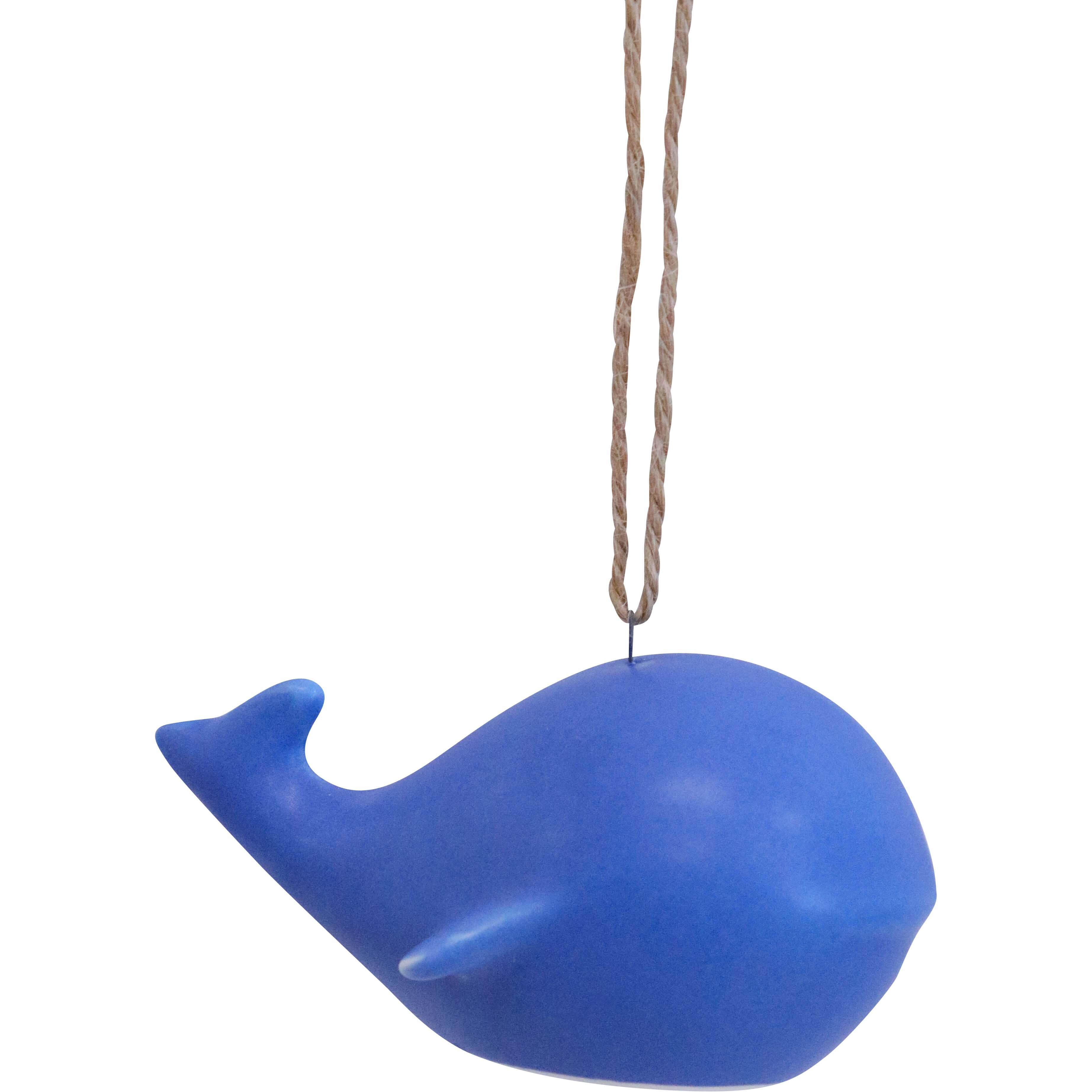 Hanging Whale Blue