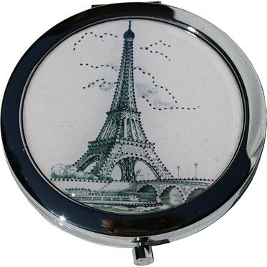 Mirror Compact - White Eiffel