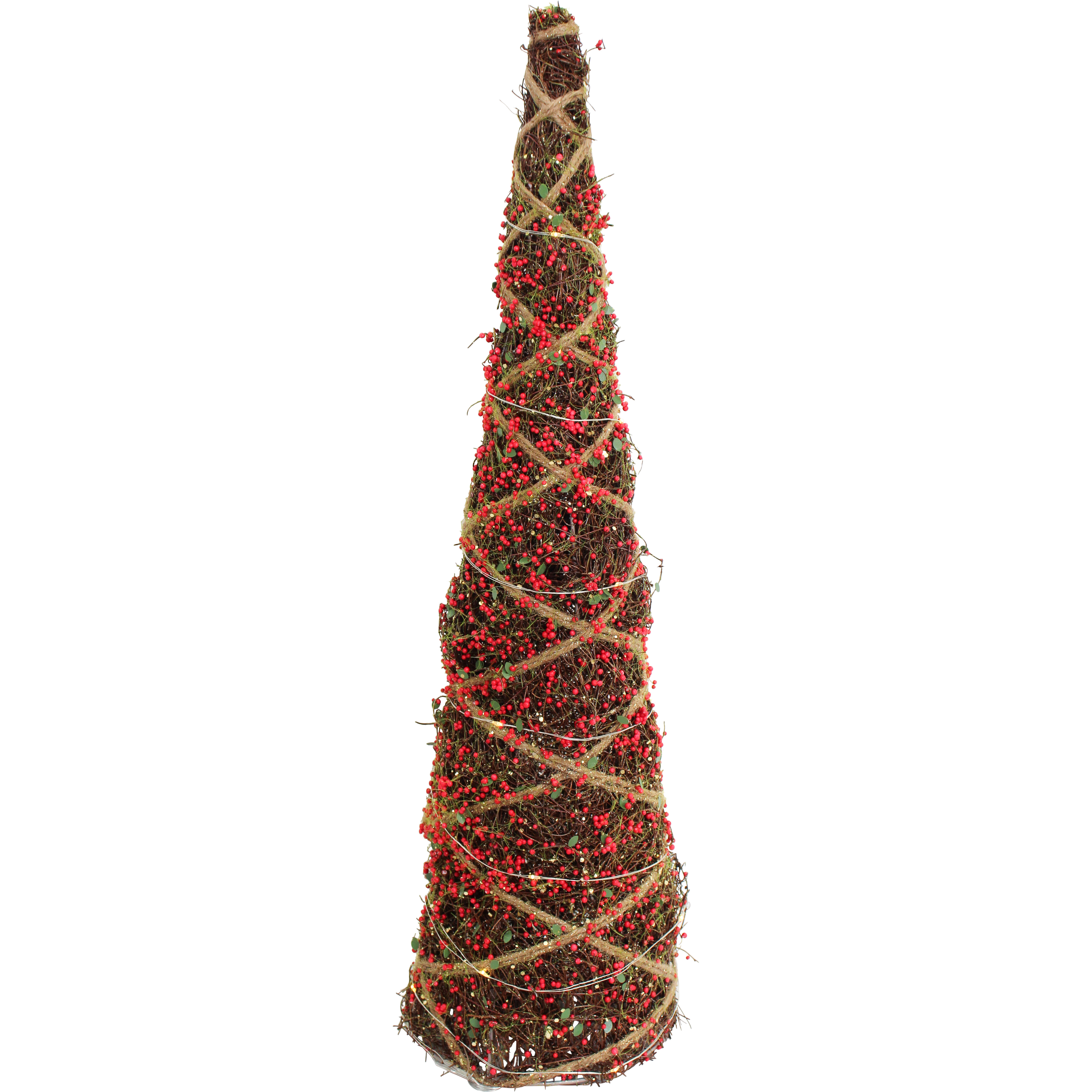 Xmas Tree ConeBerries Wrap Lrg