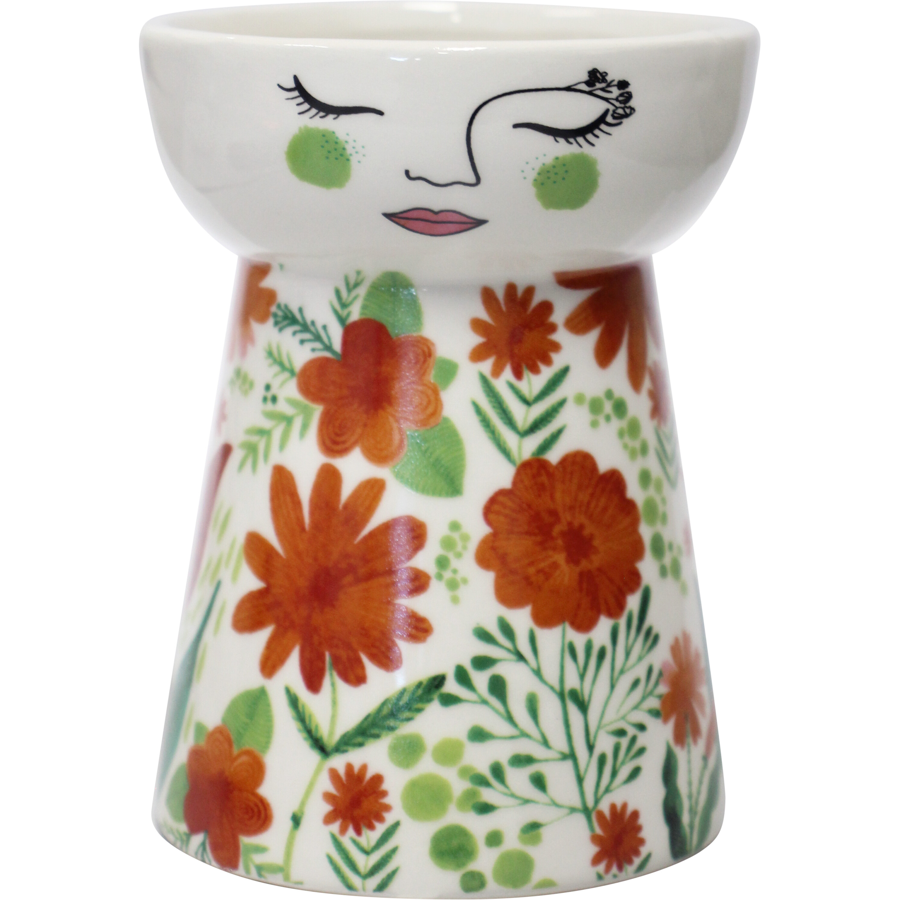 Petite Doll Vase Springtime Asstd Colour