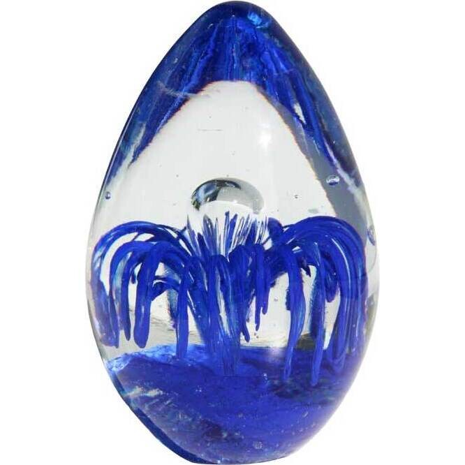 Paperweight Blue Drop