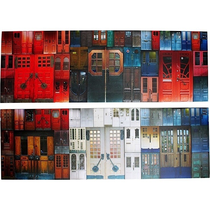 Canvas Print - Door  Patterns - Set 2