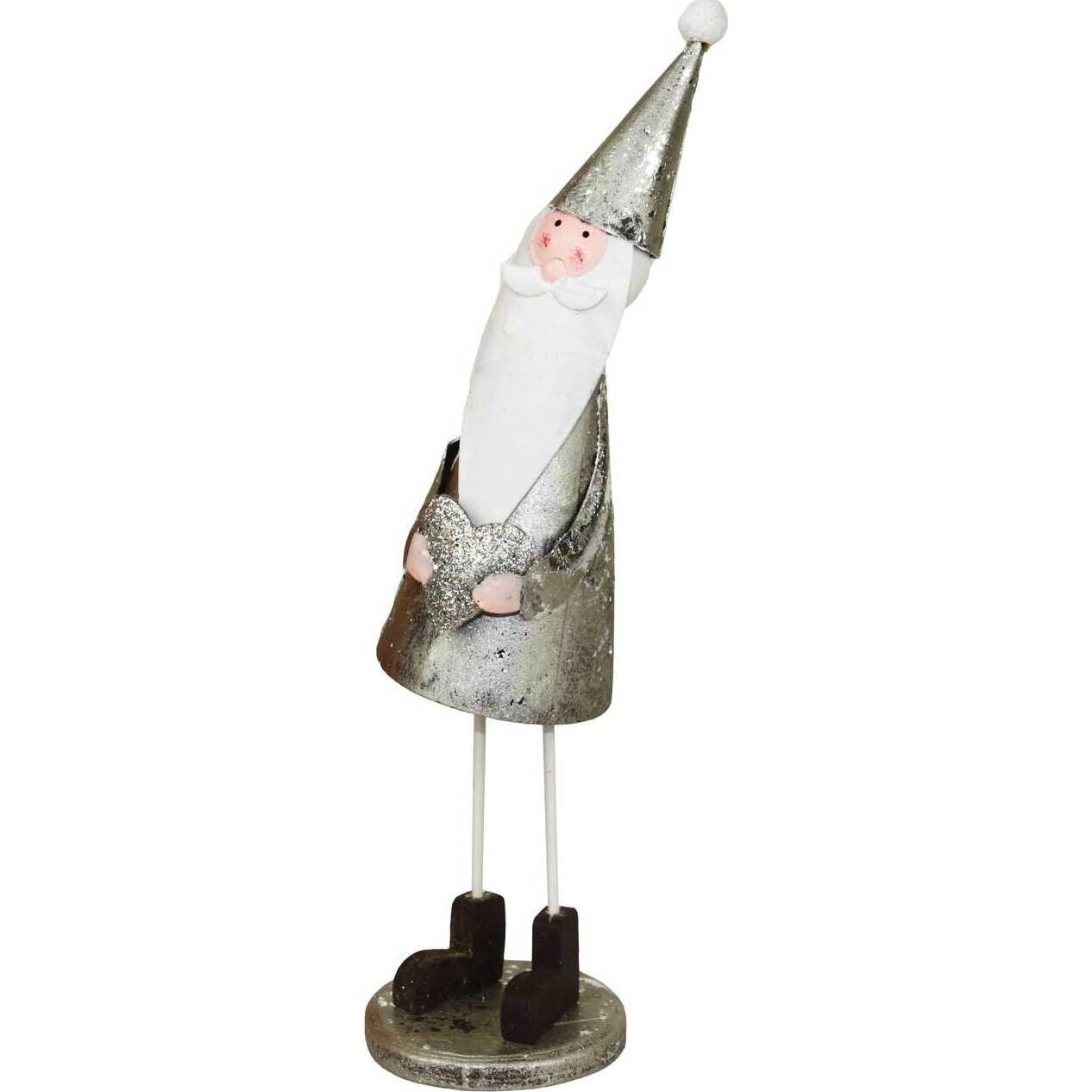 Standing Santa Silver