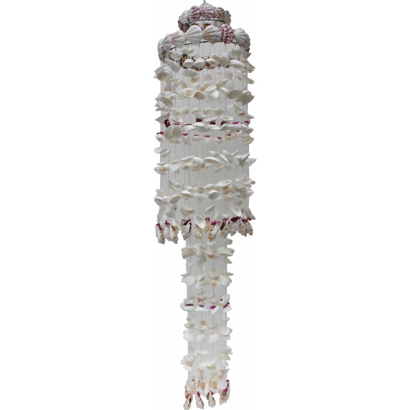 Shell Wind Chime - White Radial