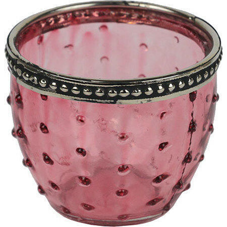 Votive Cup Dot Rose