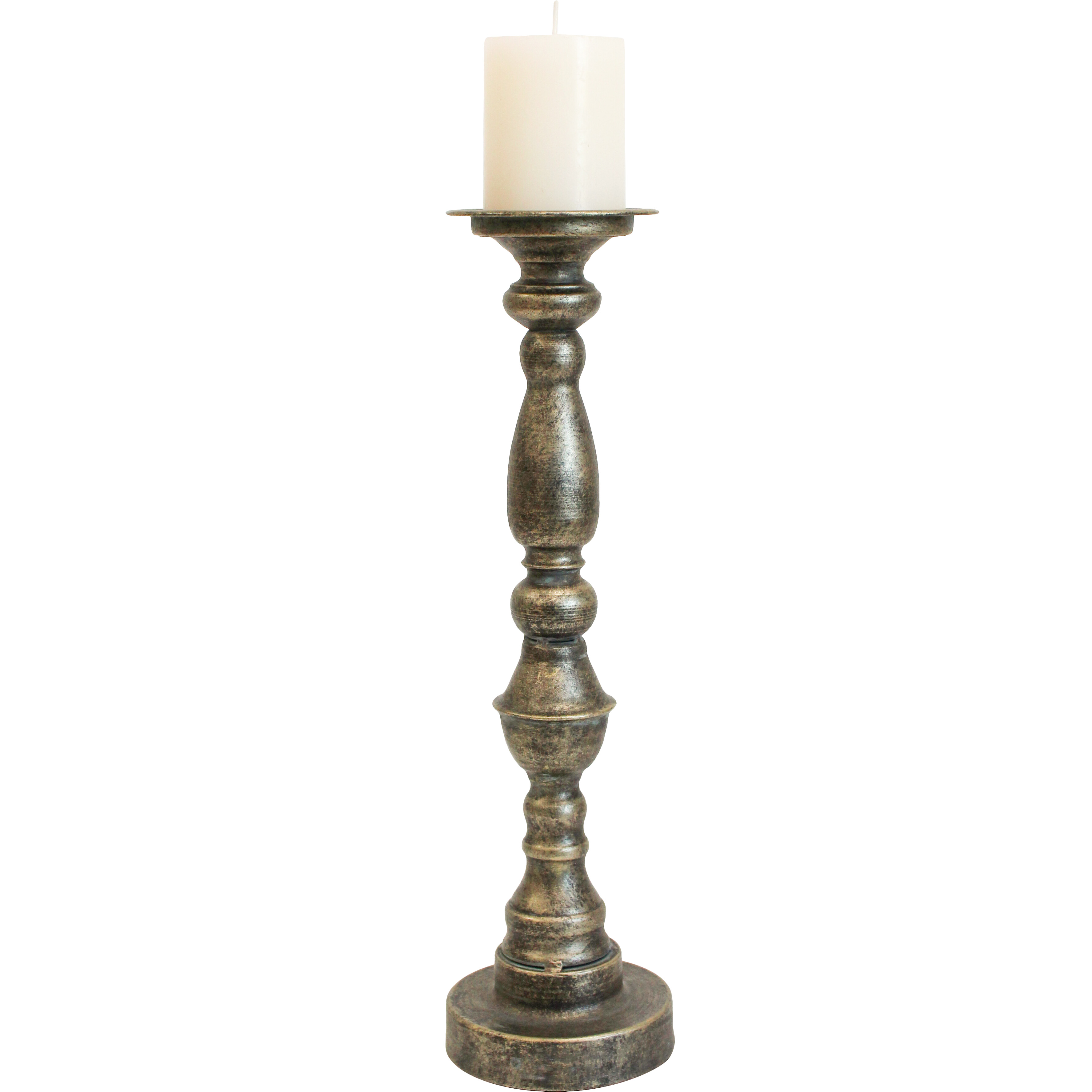 Candle Holder Antiqued 46cm