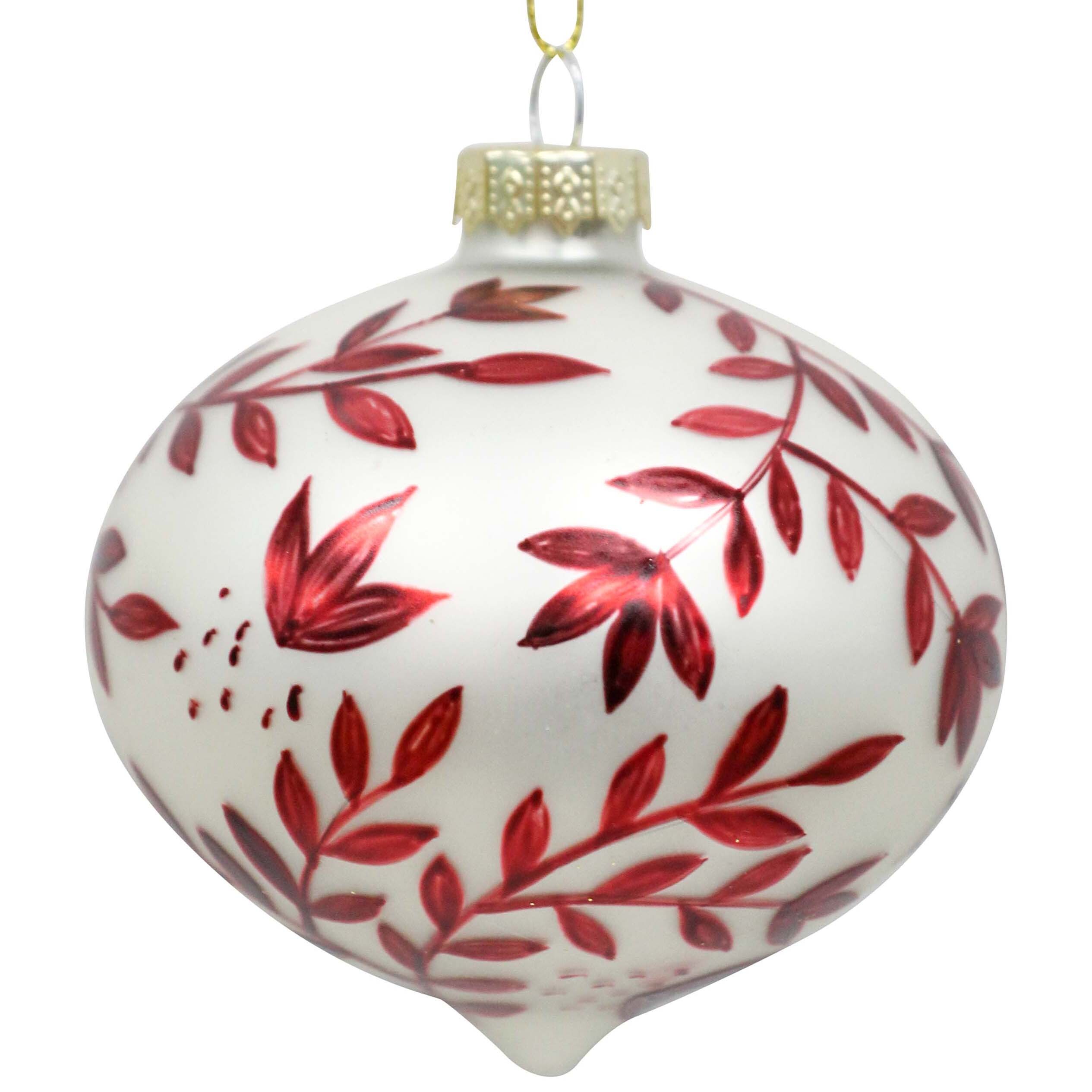 Glass Bauble Cinnamon